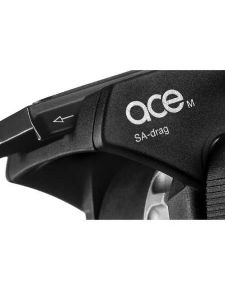 Sachtler Ace Fluid Head with 2-Stage Aluminum Tripod & On-Ground Spreader