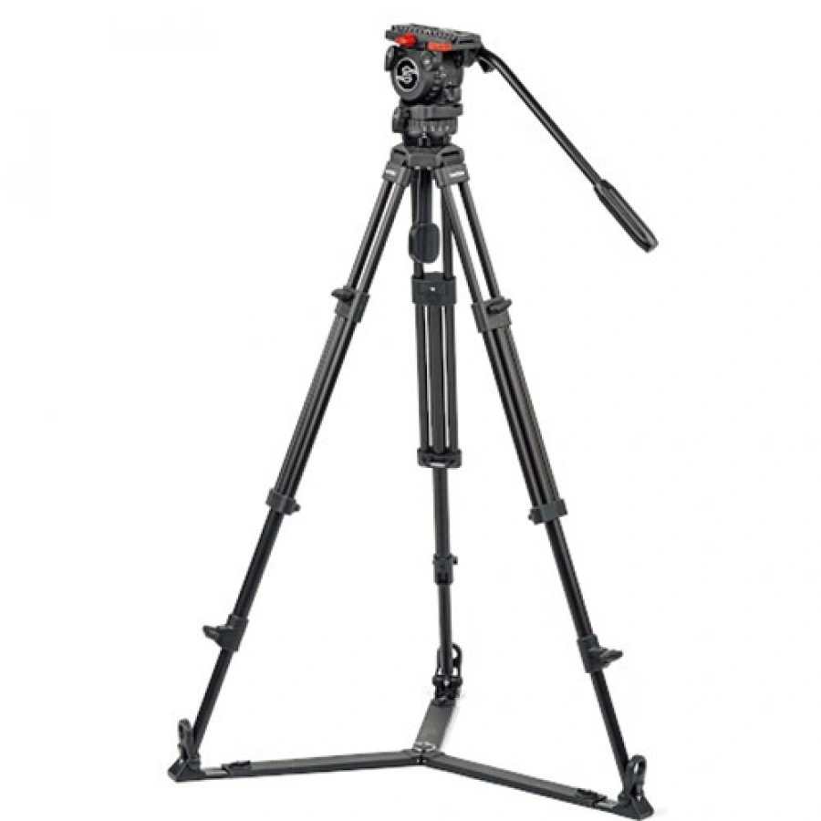 Sachtler 0371A Tripod System with FSB 4 Fluid Head, Aluminum Legs & Ground Spreader