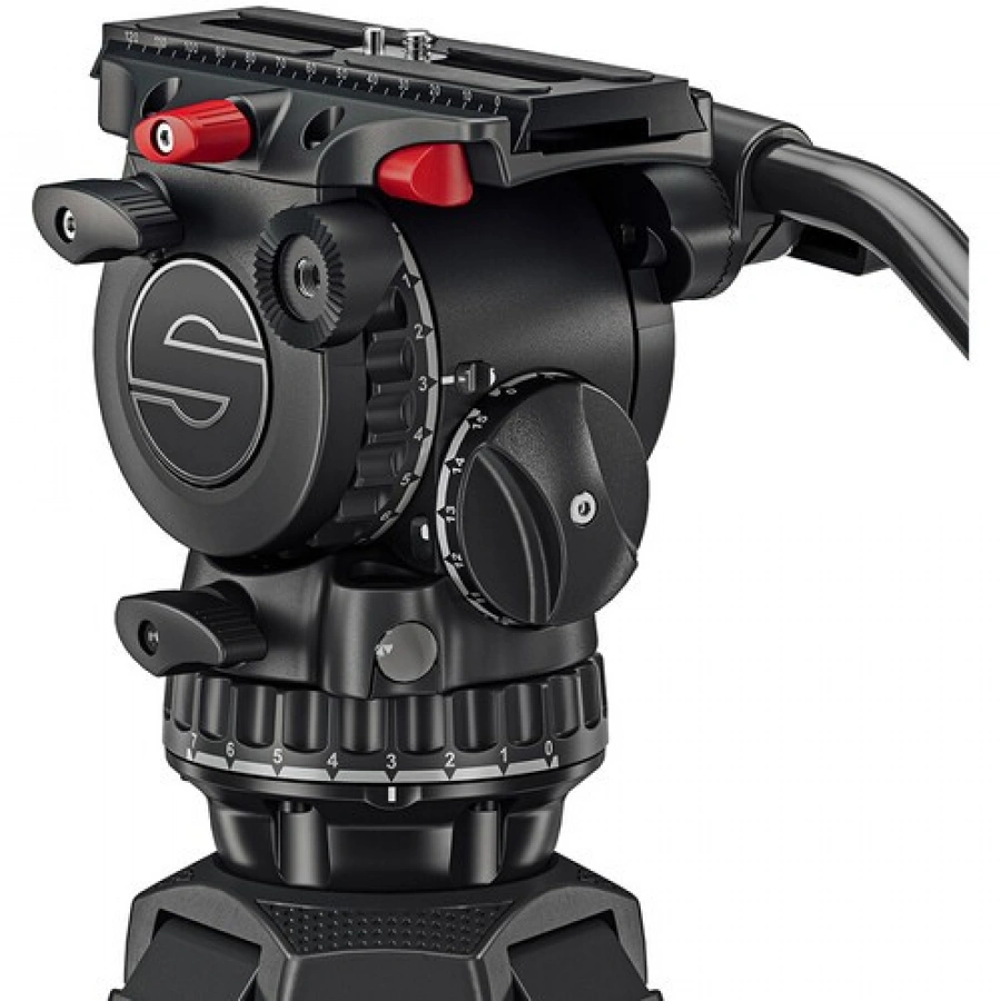 Sachtler System FSB 8 Sideload and 75/2 Carbon Fiber Tripod Legs with Ground Spreader and Bag