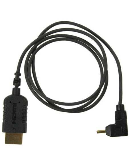FREEFLY Right-Angle Mini-HDMI Type-C to HDMI Type-A Cable (27.56")