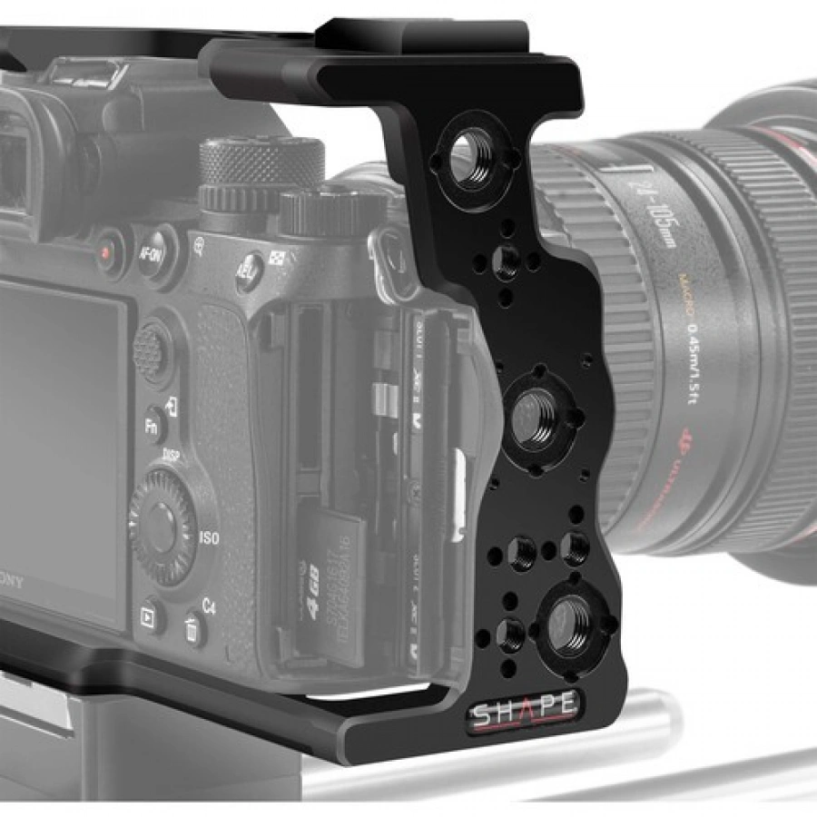SHAPE Camera Cage with Top Handle and 15mm Baseplate for Sony a7S III/a7 IV