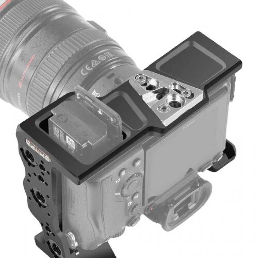 SHAPE Camera Cage with Top Handle and 15mm Baseplate for Sony a7S III/a7 IV