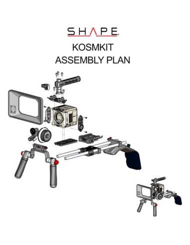 SHAPE Shoulder Mount System with Matte Box & Follow Focus Kit for RED KOMODO