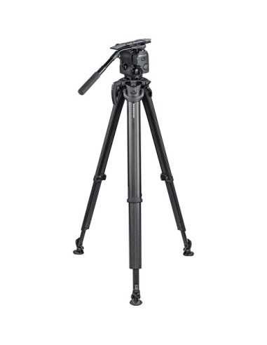 OConnor 1040 Fluid Head And Flowtech 100 Tripod System With Handle And Case | Video Tripods | CAM TOOLS Middle East | Oconor