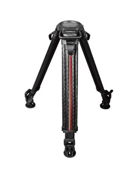 Cartoni Focus 18 Tripod System with 2-Stage Aluminum Legs, Mid-Level Spreader, and Bag