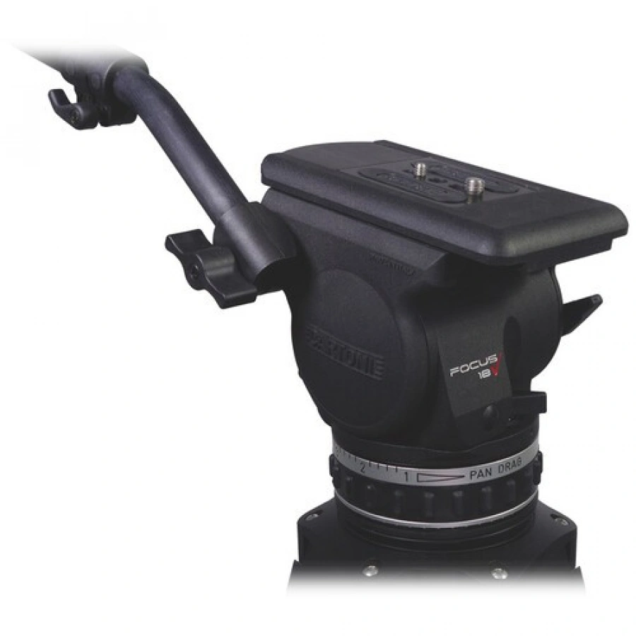 Cartoni Focus 18 Tripod System with 2-Stage Aluminum Legs, Mid-Level Spreader, and Bag