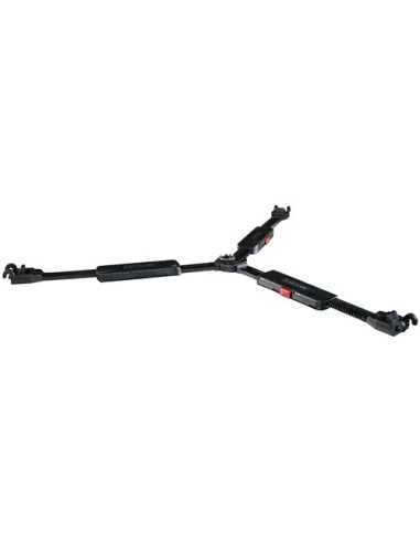 Cartoni Focus 18 Tripod System with 2-Stage Aluminum Legs, Mid-Level Spreader, and Bag