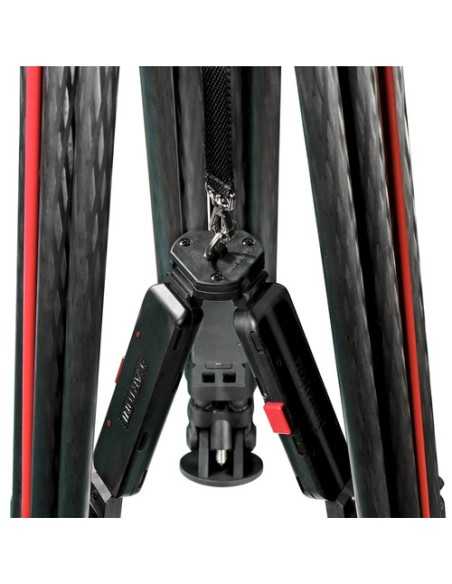 Cartoni Focus 18 Tripod System with 2-Stage Aluminum Legs, Mid-Level Spreader, and Bag