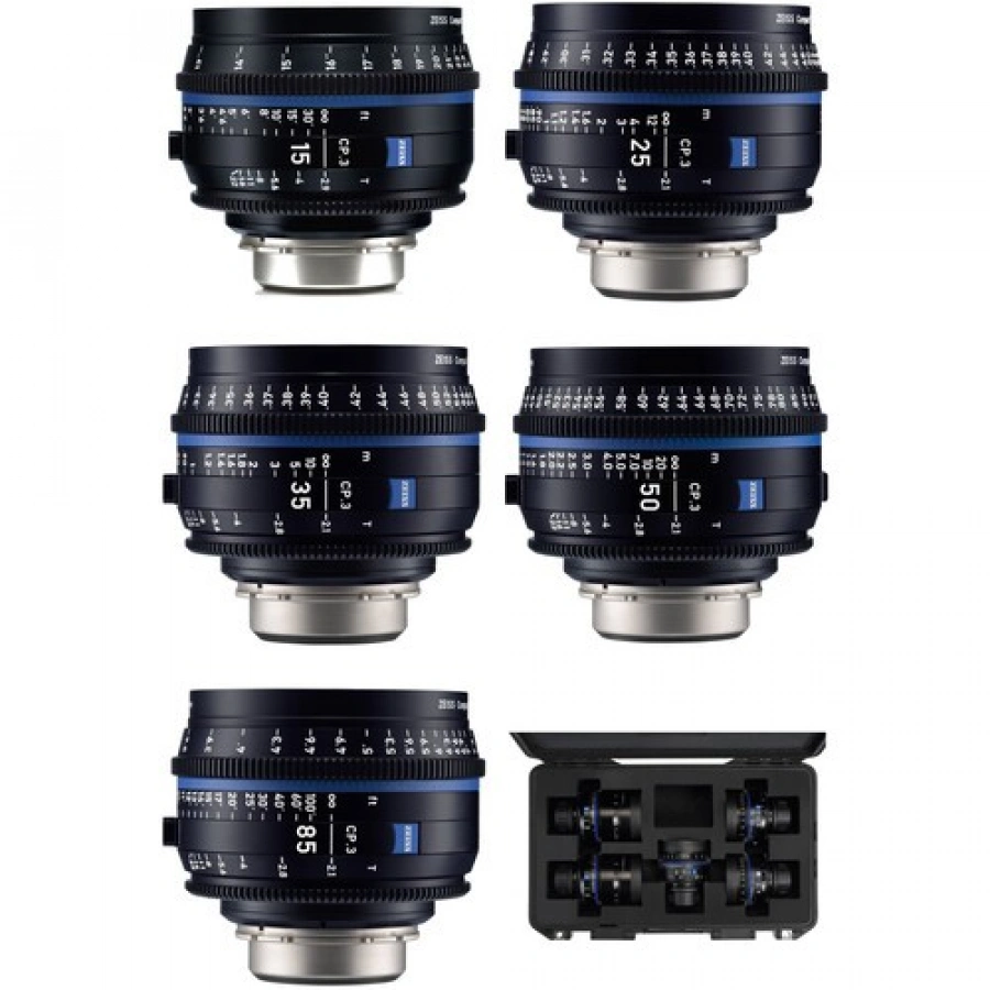 ZEISS CP.3 5-Lens Set (Sony E Mount) | Camtools UAE