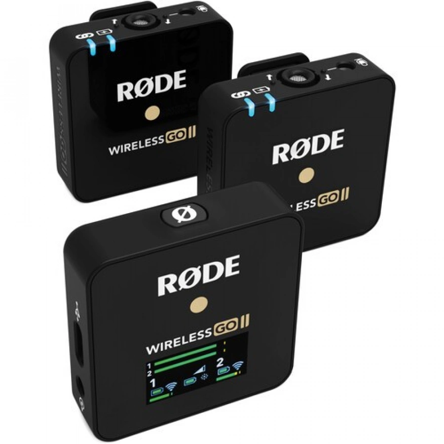 Rode Wireless GO II Compact Wireless Microphone System Clear Audio Up To 200m
