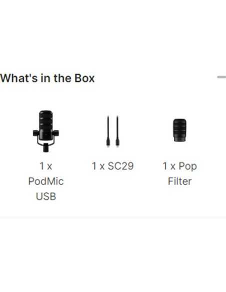 RODE PodMic USB and XLR Dynamic Broadcast Microphone