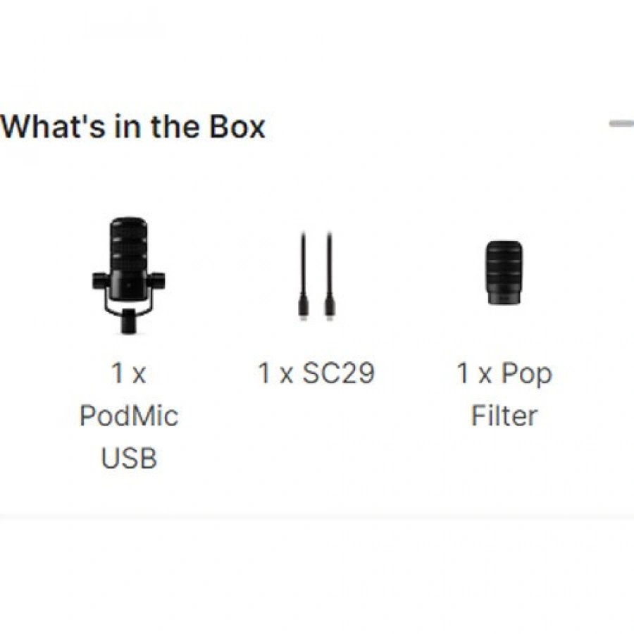 RODE PodMic USB and XLR Dynamic Broadcast Microphone