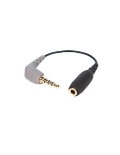 RODE SC4 3.5mm TRS Female to 3.5mm Right-Angle TRRS Male Adapter Cable for Smartphones