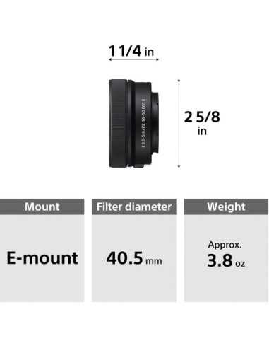 Sony E PZ 16-50mm F3.5-5.6 OSS II