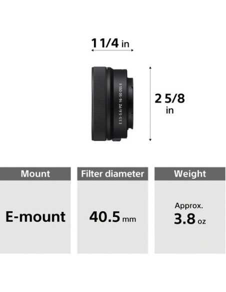 Sony E PZ 16-50mm F3.5-5.6 OSS II