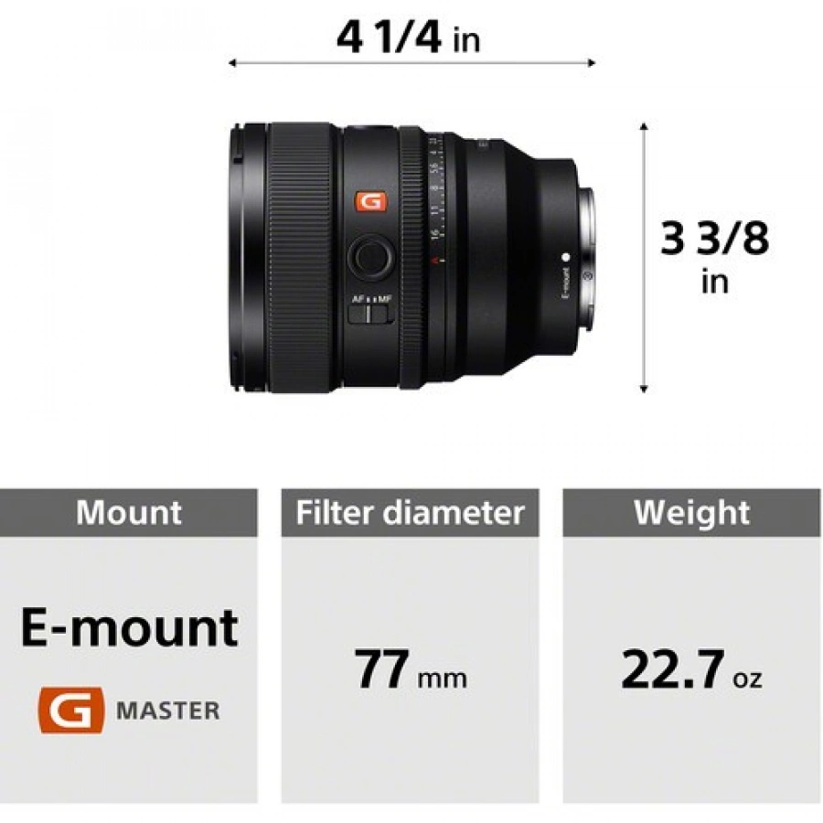 Sony FE 85mm f/1.4 GM II Lens | Cam Tools, UAE, Dubai