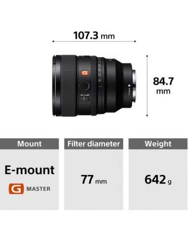 Sony FE 85mm f/1.4 GM II Lens | Cam Tools, UAE, Dubai