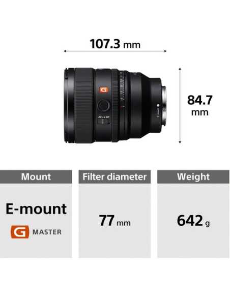 Sony FE 85mm f/1.4 GM II Lens | Cam Tools, UAE, Dubai