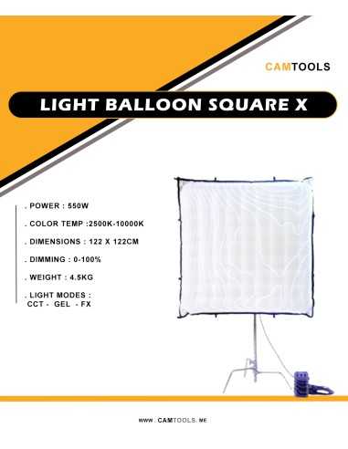 Light Balloon Square X Professional Lighting Balloon