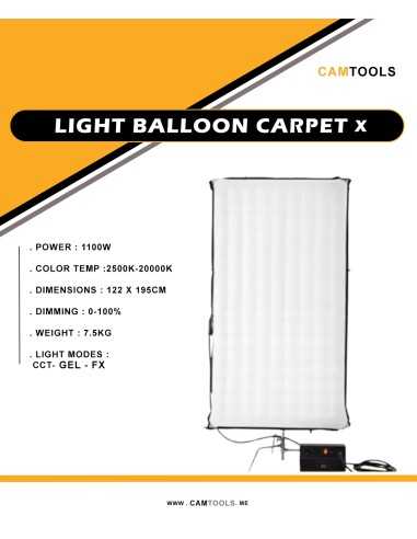 Light Balloon carpet X | LIGHT BALLONS CAM-TOOLS | CAM TOOLS Middle East | Light Balloons