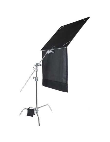 KUPO 48"x48" Top Hinge Floopy Full Frame - Black