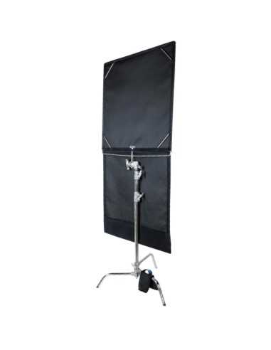 KUPO 48"x48" Top Hinge Floopy Full Frame - Black