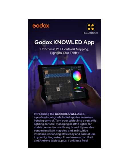 Godox KNOWLED P1200R Hard RGB LED Light Panel