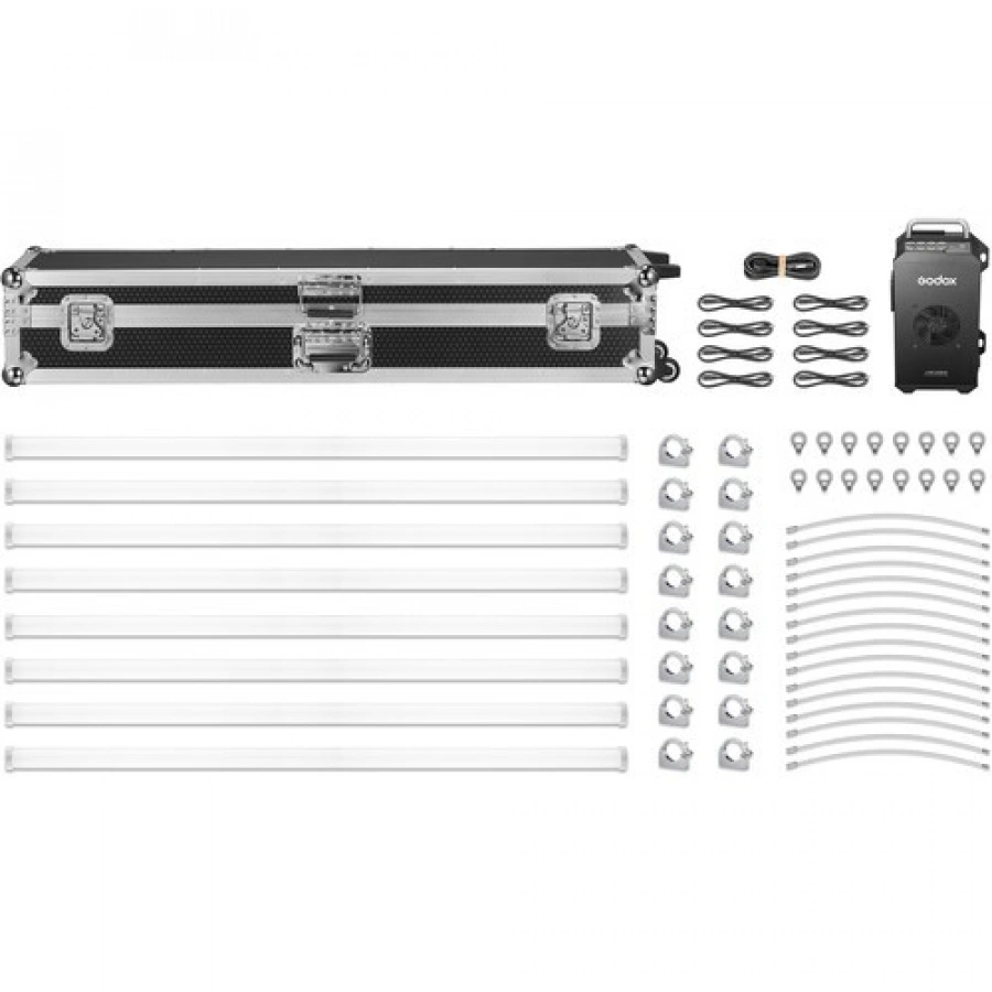 Godox KNOWLED TP4R Pixel RGB LED Tube Light (4', 8-Light Kit)