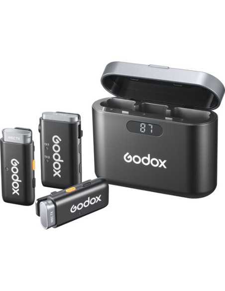 Godox WEC 2-Person Wireless Microphone System for Cameras and Mobile Devices (2.4 GHz)