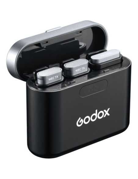 Godox WEC 2-Person Wireless Microphone System for Cameras and Mobile Devices (2.4 GHz)
