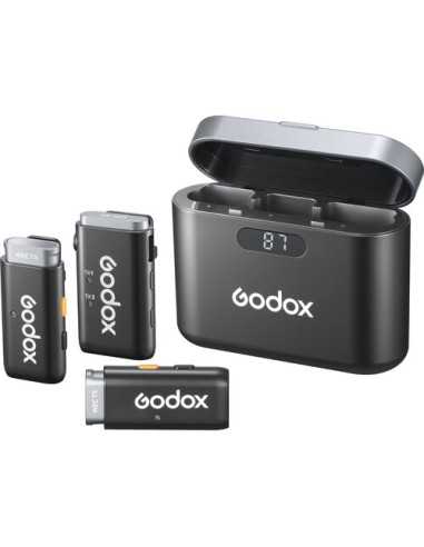 Godox WEC 2-Person Wireless Microphone System for Cameras and Mobile Devices (2.4 GHz)