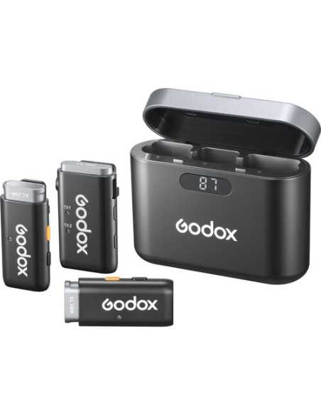 Godox WEC 2-Person Wireless Microphone System for Cameras and Mobile Devices (2.4 GHz)
