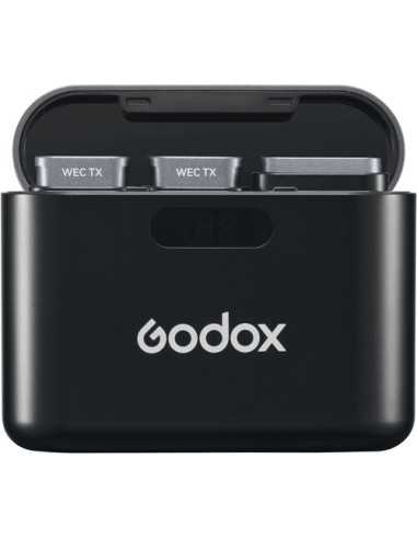 Godox WEC 2-Person Wireless Microphone System for Cameras and Mobile Devices (2.4 GHz)