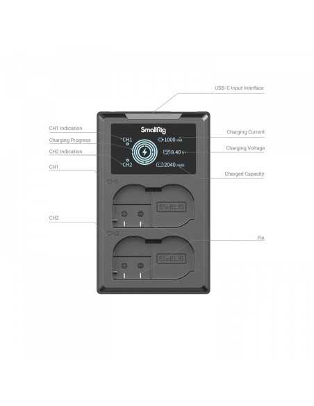 SmallRig EN-EL15 Camera Battery and Charger Kit