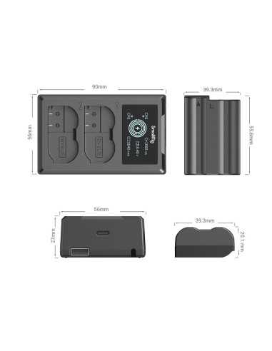 SmallRig EN-EL15 Camera Battery and Charger Kit