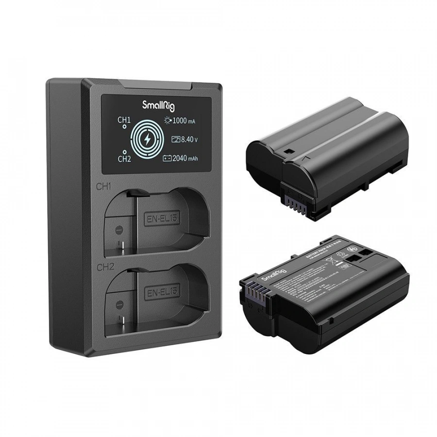 SmallRig EN-EL15 Camera Battery and Charger Kit