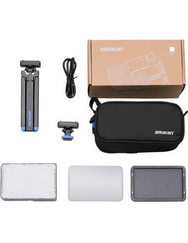 amaran Ace 25c RGB LED Light Panel All-in-One Creator Kit (Silver)