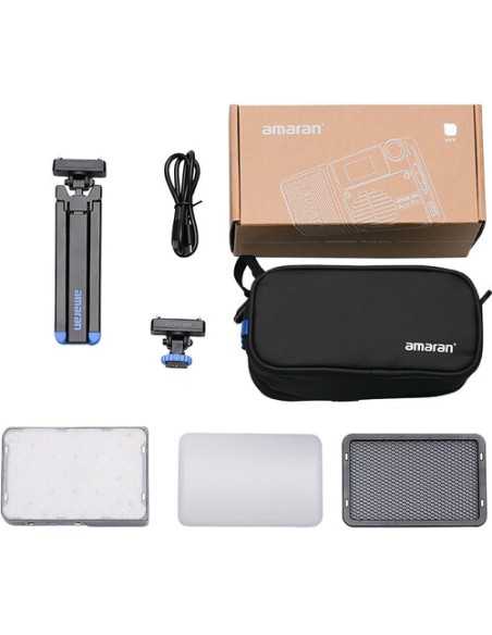 amaran Ace 25c RGB LED Light Panel All-in-One Creator Kit (Silver)