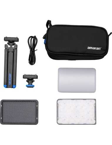 amaran Ace 25c RGB LED Light Panel All-in-One Creator Kit (Silver)