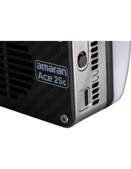amaran Ace 25c RGB LED Light Panel All-in-One Creator Kit (Silver)