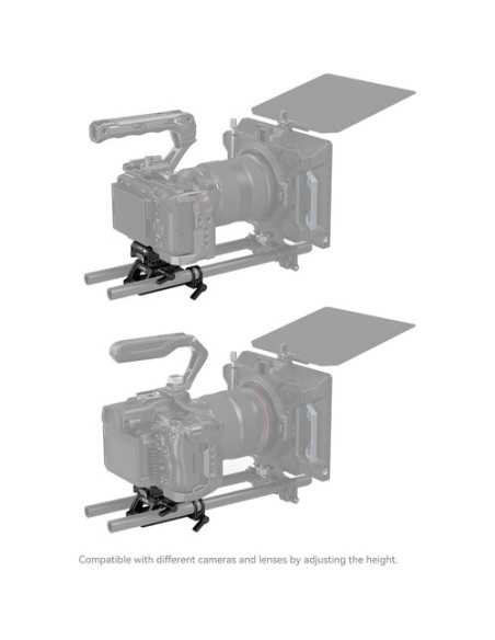 SmallRig Arca-Swiss/Manfrotto-Type Height-Adjustable Mounting Plate Set