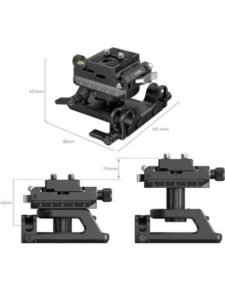 SmallRig Arca-Swiss/Manfrotto-Type Height-Adjustable Mounting Plate Set