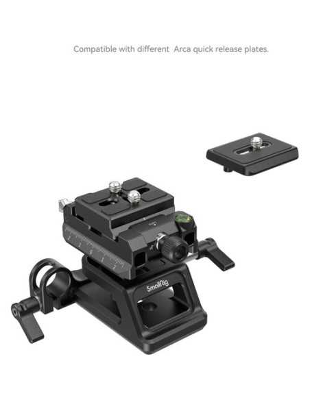 SmallRig Arca-Swiss/Manfrotto-Type Height-Adjustable Mounting Plate Set