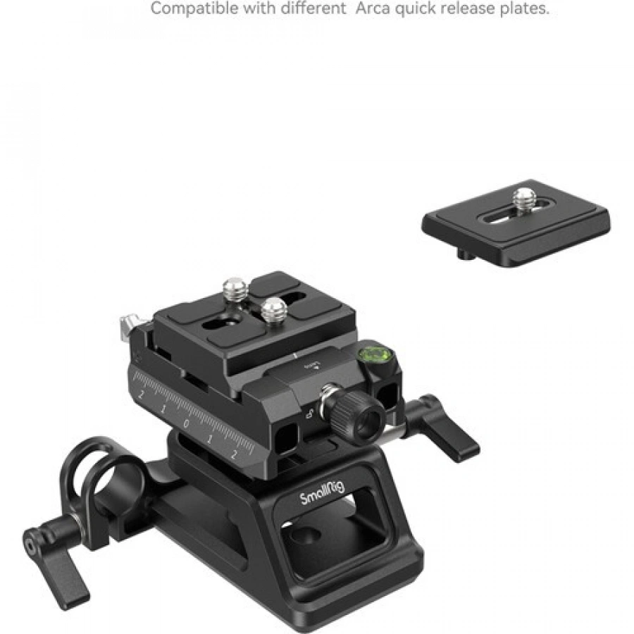 SmallRig Arca-Swiss/Manfrotto-Type Height-Adjustable Mounting Plate Set