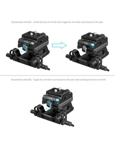 SmallRig Arca-Swiss/Manfrotto-Type Height-Adjustable Mounting Plate Set