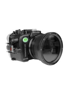 Sea Frogs Sony FX3 40M/130FT Waterproof camera housing with 4" Glass flat port for Sony FE PZ 16-35mm f/4 G