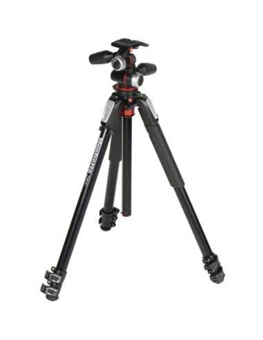 Manfrotto MK055XPRO3-3W Aluminum Tripod with 3-Way Pan/Tilt Head