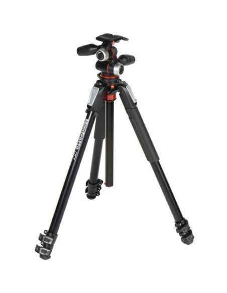 Manfrotto MK055XPRO3-3W Aluminum Tripod with 3-Way Pan/Tilt Head
