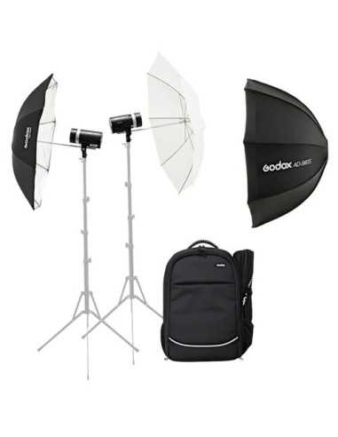 Godox AD300pro 2-Light Kit with Backpack | Monolight Lighting | CAM TOOLS Middle East | GODOX