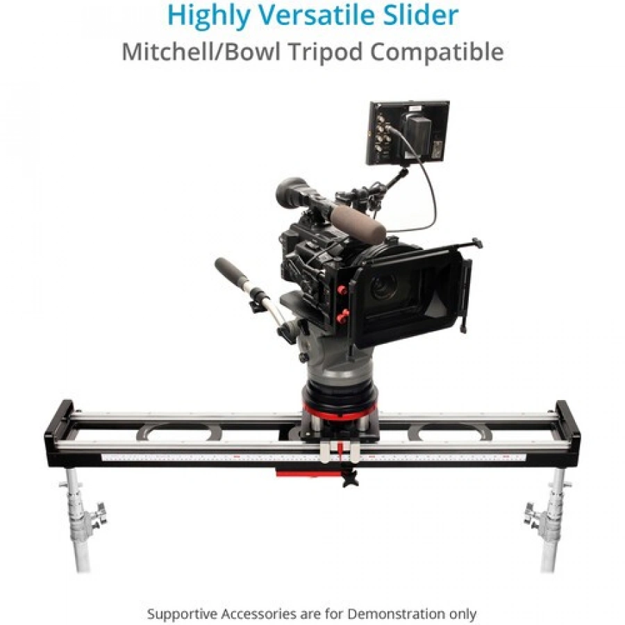 Proaim Flyking Precision Camera Slider with Mitchell Mount and Flight Case (3')